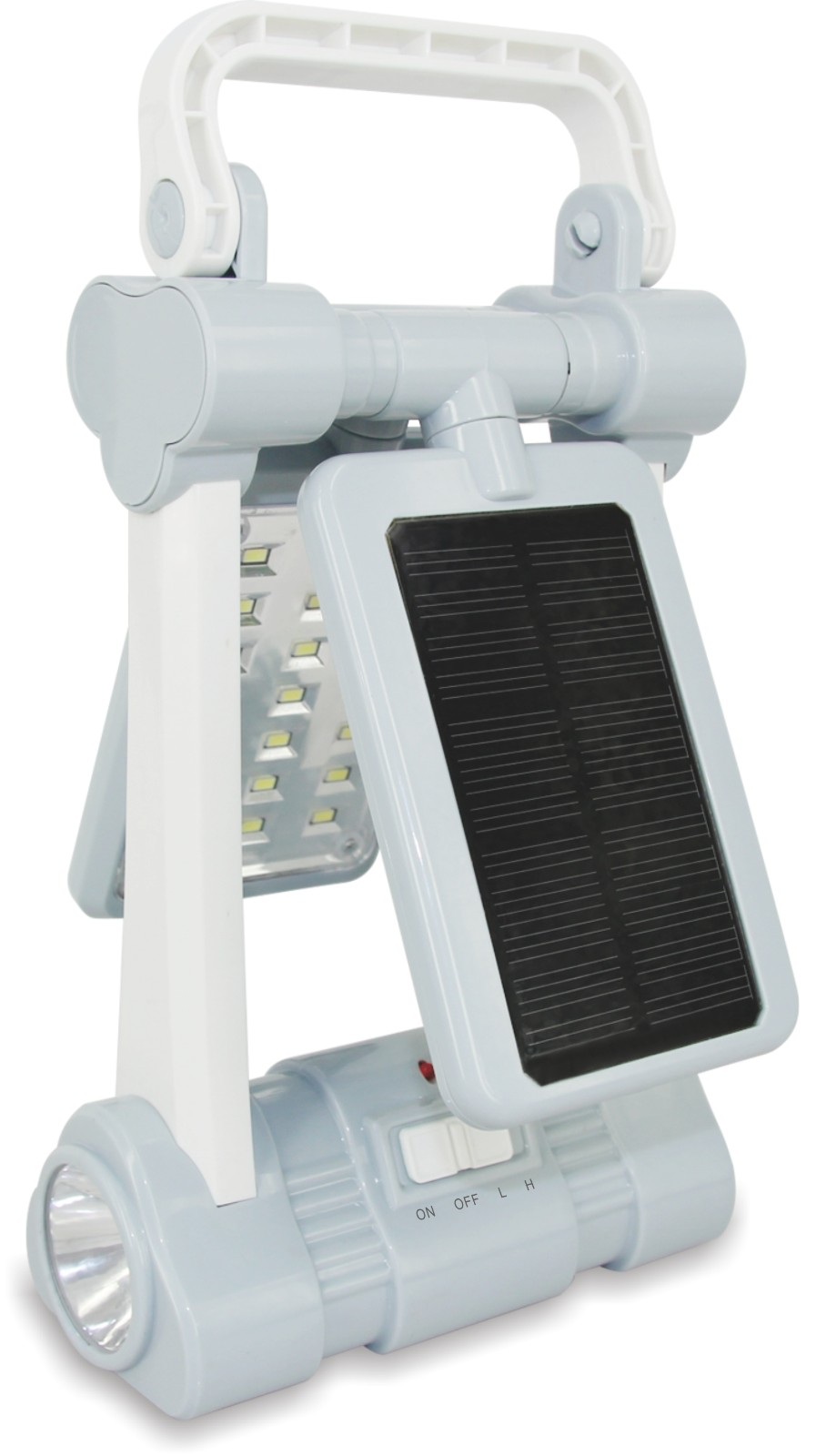 Outdoor Portable Emergency Rechargeable Led Camping Lantern Lamp With AC And Solar Charging - Image 3