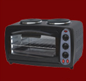 Electric Oven with Stovetop Burners