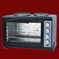 Electric Countertop Oven with Burners