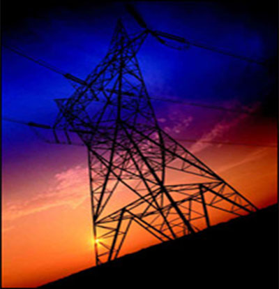 High-Voltage Electricity Pylon