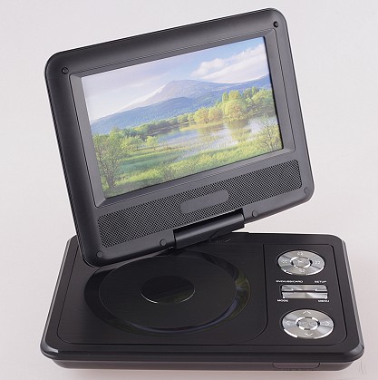 Portable DVD Player with Swivel Screen