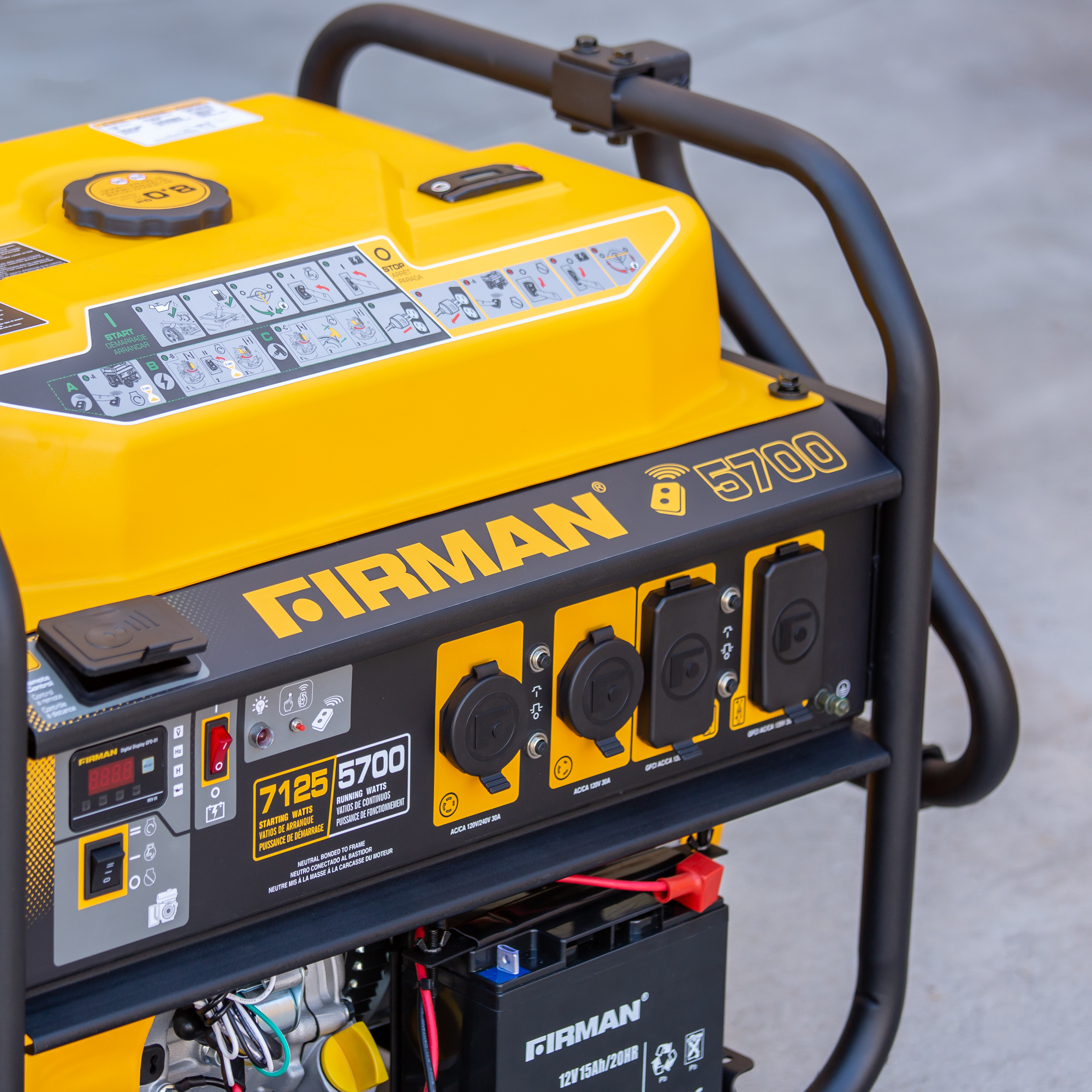 5700W Portable Gasoline Generator