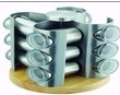Rotating Spice Rack with Stainless Steel Canisters