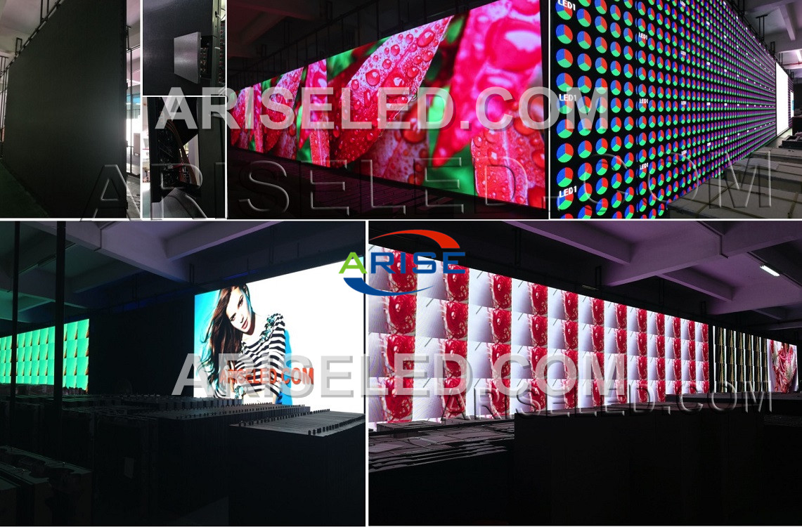 P3.91 P4.81indoor hub75 full color led display module for fixed and rental with front service and h - Image 3