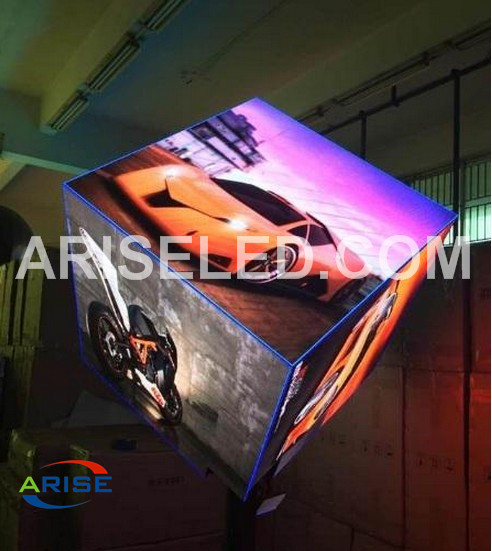 P3mm LED cube display,Creative Irregular Creative Diamond Shape LED Display Customized Video,Creativ - Image 2