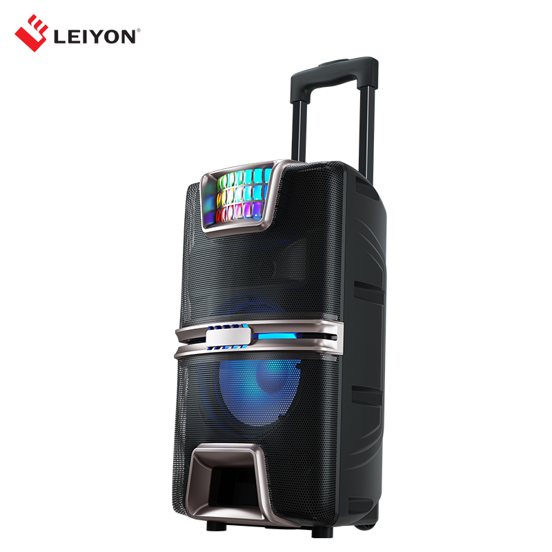 PA Speaker Portable DJ Speakers with Bluetooth USB SD Card and Line-In Microphone - Image 2