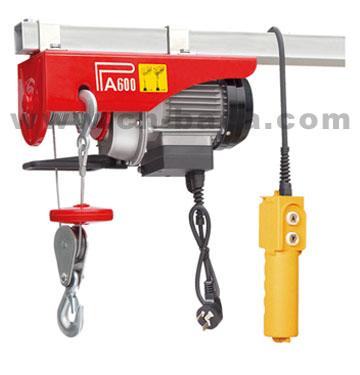 600 kg Electric Wire Rope Hoist with Remote Control