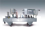 Automated Container Filling and Sealing Machine