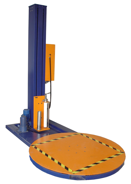 Semi-Automatic Pallet Stretch Wrapping Machine