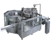 Automated Rotary Container Filling and Sealing Machine