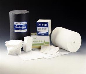 Gauze Rolls and Pads for Medical Use