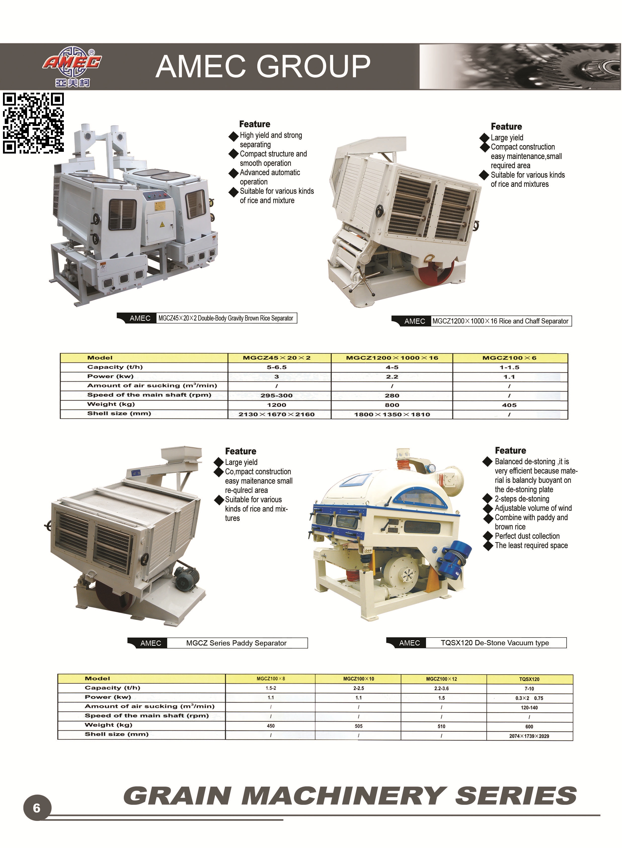 Paddy Rice Separator Machine