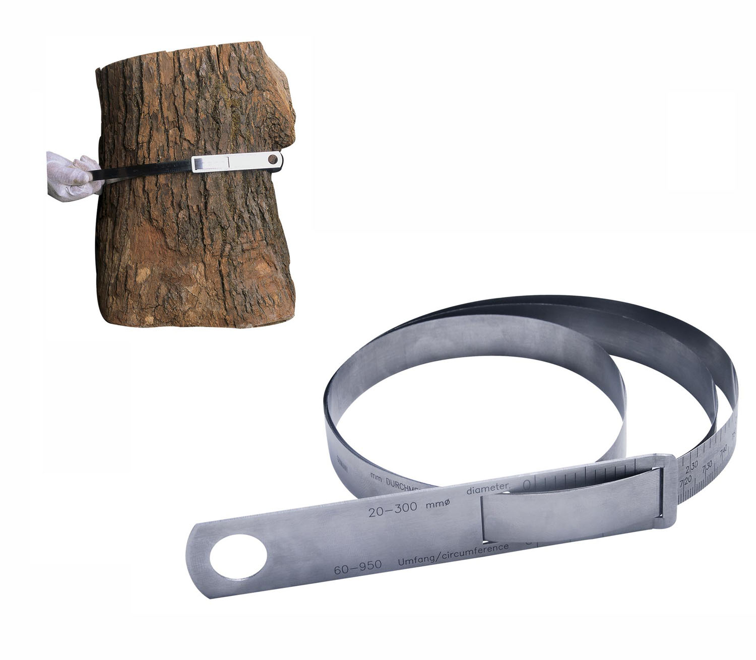 Cylindrical Diameter Circumference Measuring Tape
