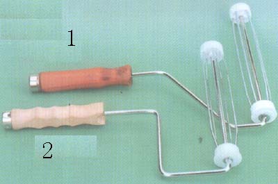 Paint Roller with Wooden Handle