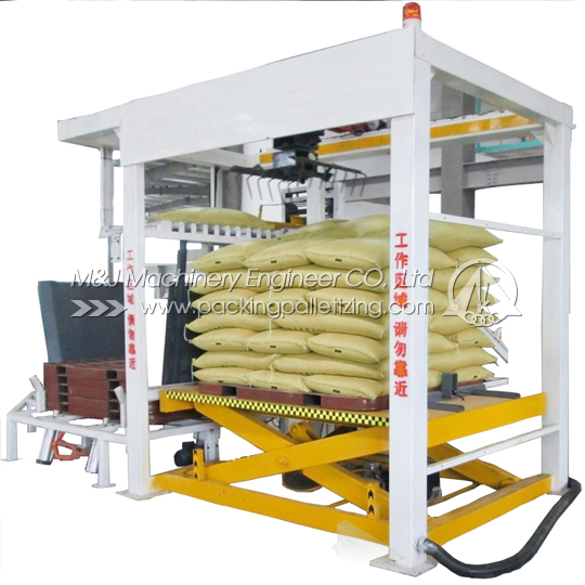 Automatic High Level Bag Palletizer