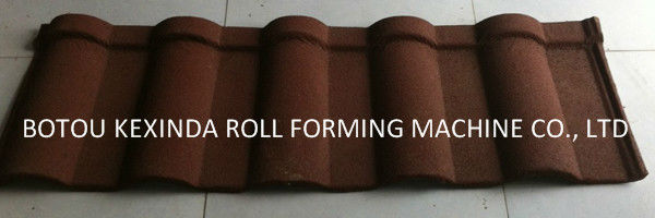 Overview of the stone-coated roof tile production line