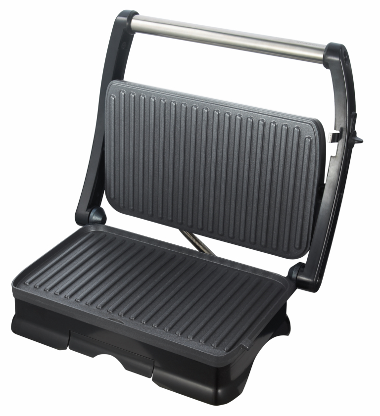 Panini and Contact Grill with Non-Stick Plates