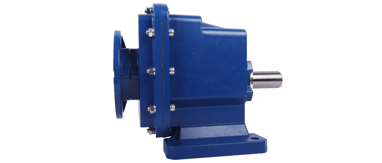 Parallel shaft helical gearbox technical diagram