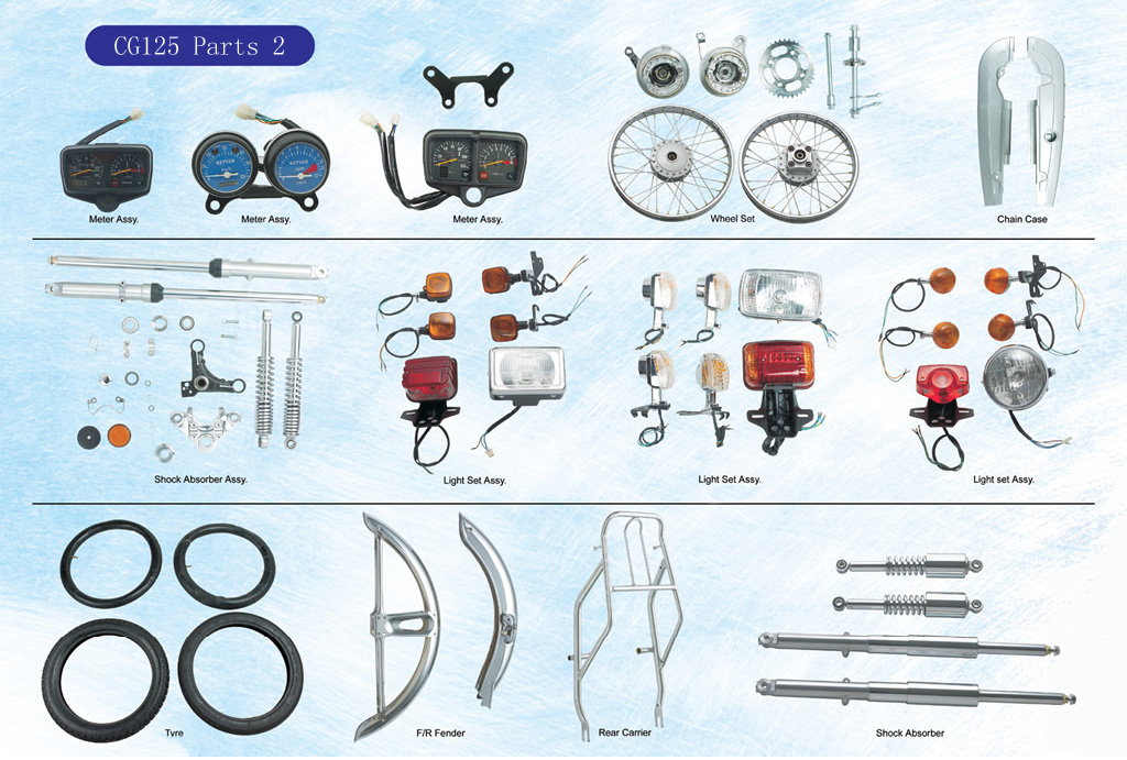 CG125 Motorcycle Spare Parts Kit