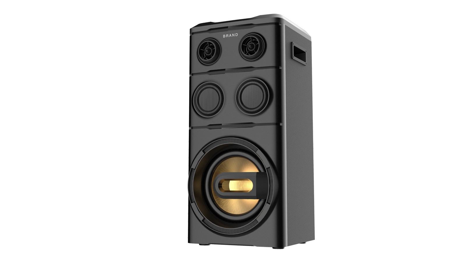 Karaoke Party Speaker with Wireless Mic, Recording, and Flashing Lights
