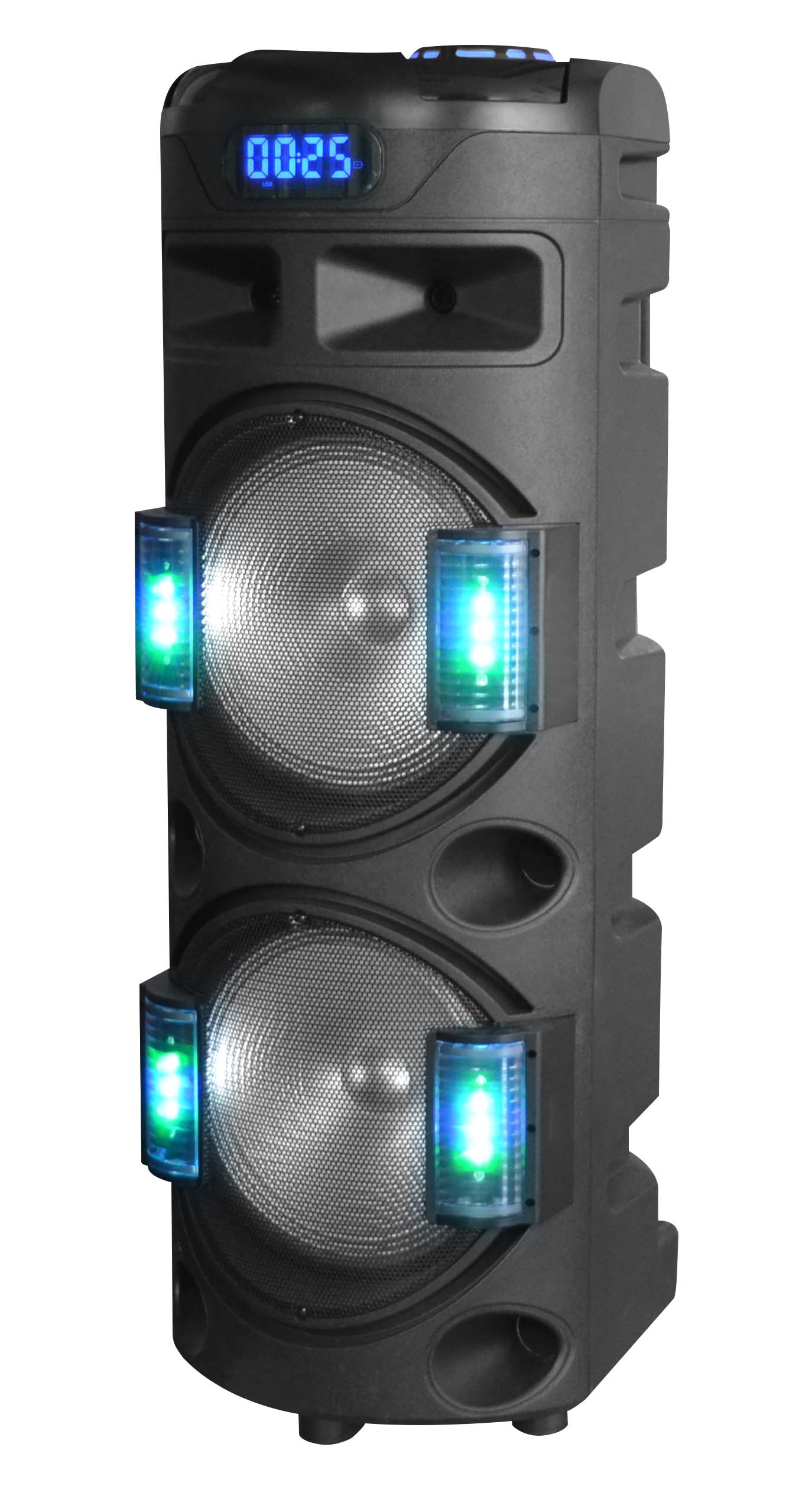 Portable Party Speaker with LED Lighting