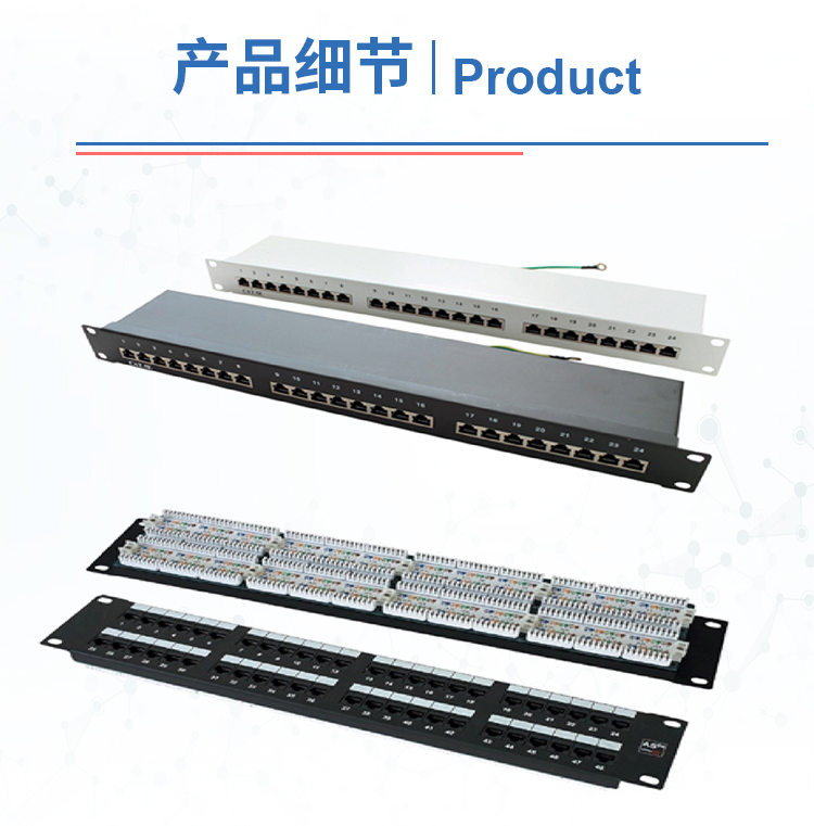 High-density patch panel for network cable management