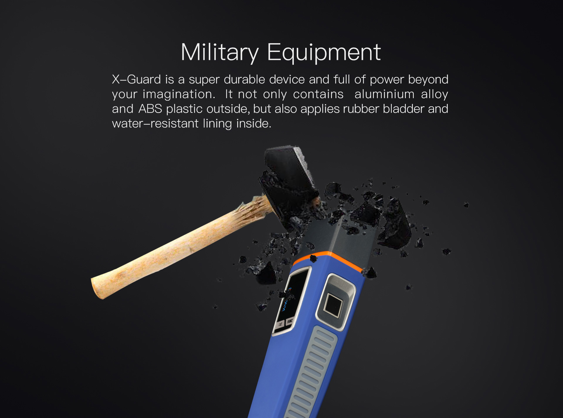 Durable construction of the patrol device