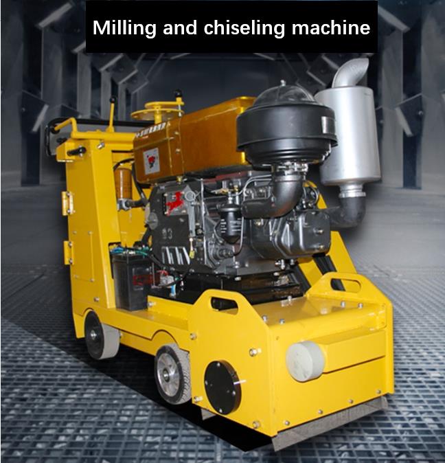 Diesel floor milling machine overview
