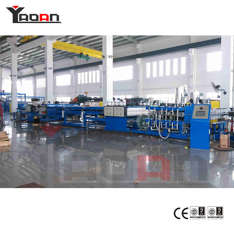 PC PP Flute Hollow Profile Sheet Board Extrusion Machine - Image 2