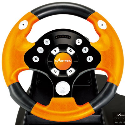 PC-USB WIRED VIBRATION STEERING WHEEL FT329D - Image 2