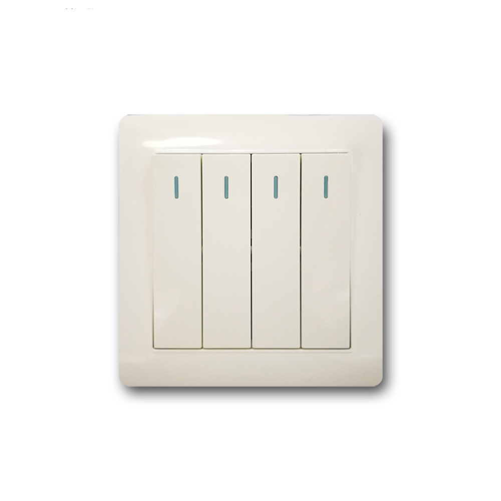 Flush Mount Polycarbonate Wall Switch Socket