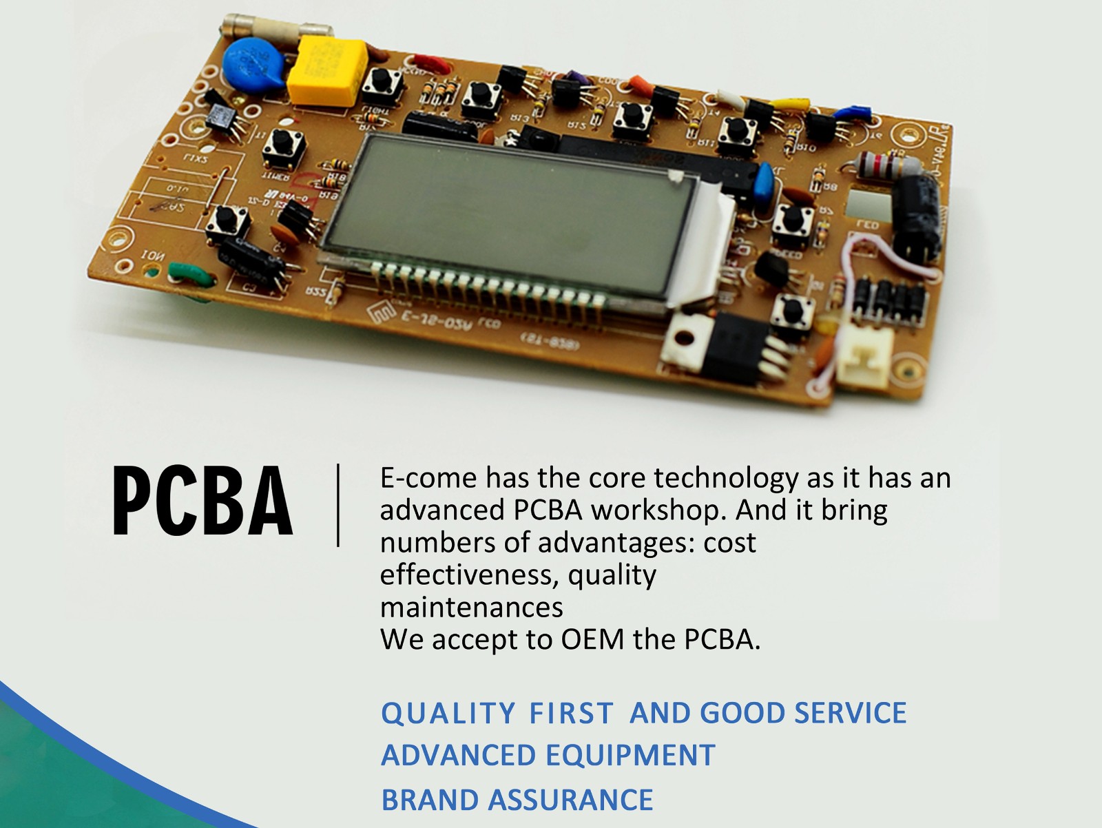 Printed Circuit Board Assembly for Appliance Control