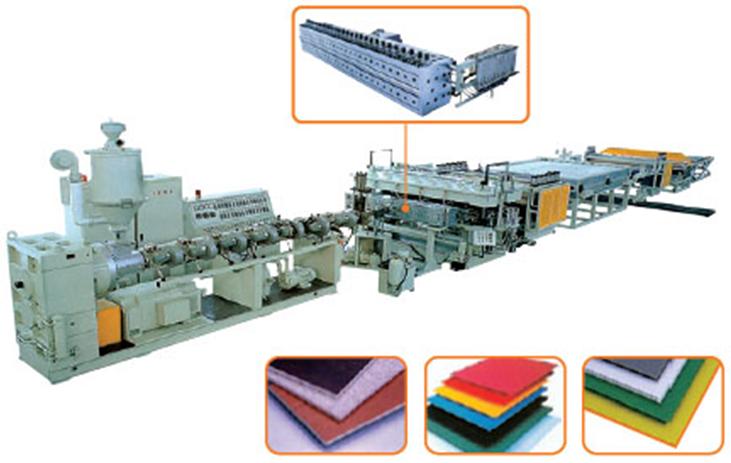Plastic Hollow Profile Extrusion Line