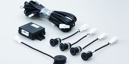 Automotive Parking Distance Control System with Four Rear Sensors