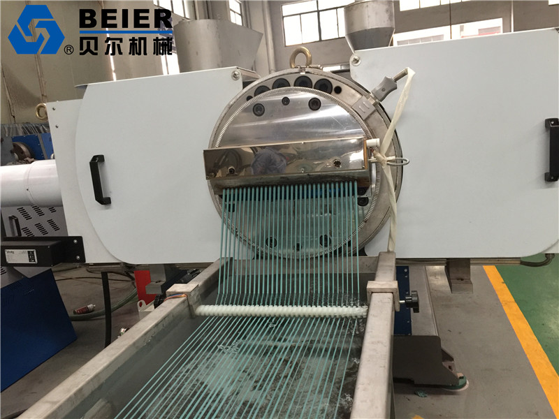 PE PP ABS waste plastic flakes recycling Water-ring/Strand pelletizing machine line - Image 3