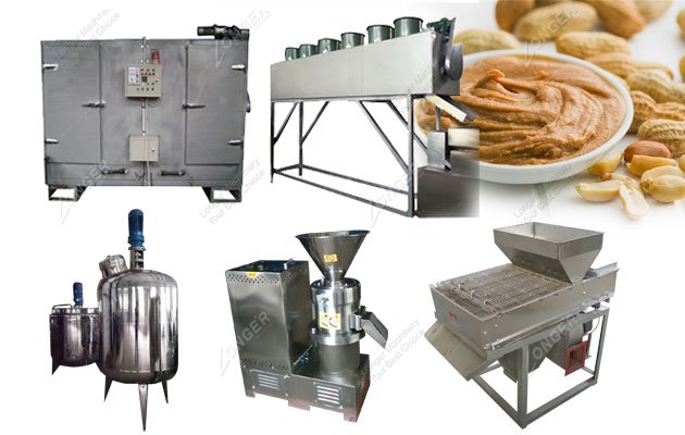 Complete stainless steel peanut butter production line setup