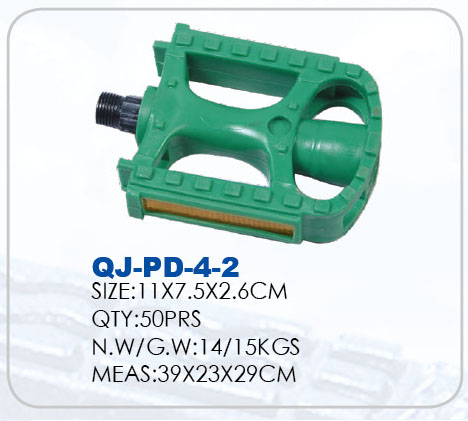 Green Bicycle Pedal 11x7.5x2.6cm