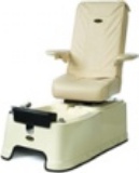 Pedicure Spa Chair with Integrated Foot Bath