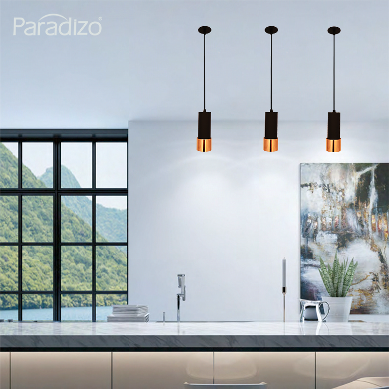 Single-Head Cylindrical Pendant Light