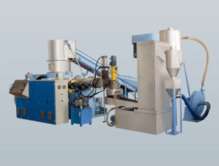 PE/PP Film Recycling Pelletizing Line with Water Ring Cooling