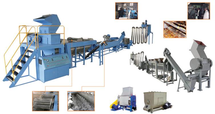 PE PP Film Washing and Granulating Line