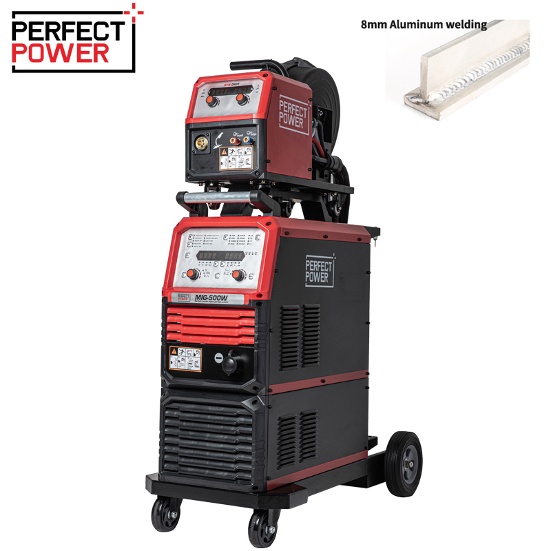 ?PERFECT POWER Double-pulse MIG/MAG MIG-500W inverter welding machine digital controlled welding machine Aluminum welding wire welding GMAW Gas Metal Arc Welding welder - Image 2