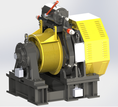 Permanent magnet synchronous gearless Traction Machine - Image 3