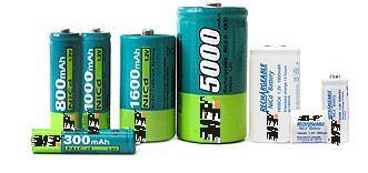 Rechargeable NiCd Battery Set