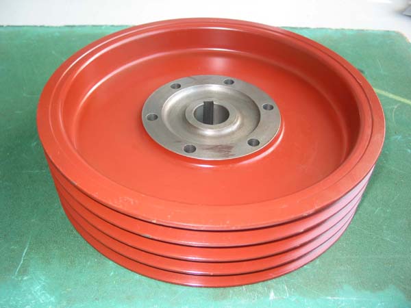 Multi-Groove V-Belt Pulley for Power Transmission