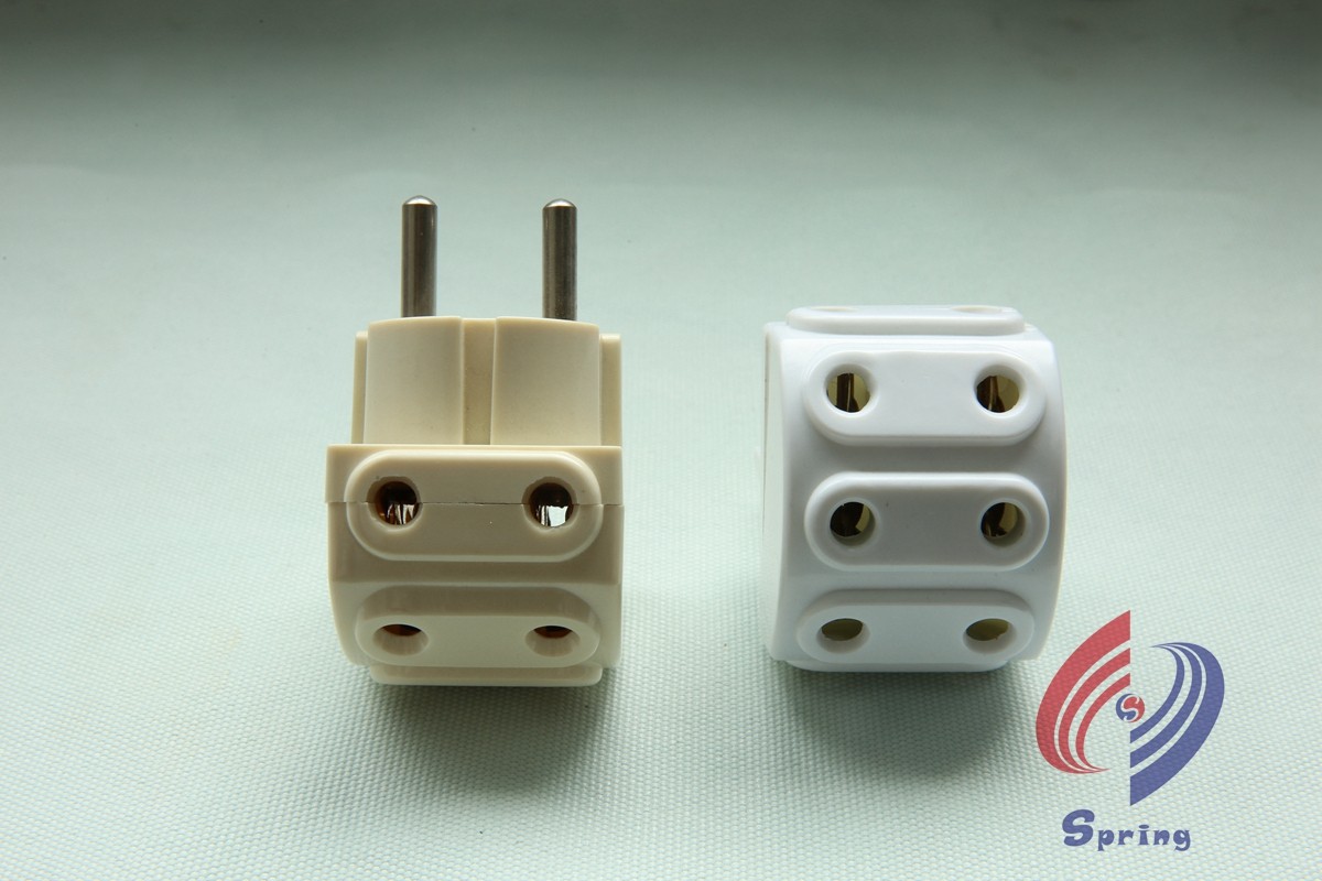 European Standard Plug Adapter with Multiple Socket Outlets