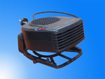 Black Plastic Shell Hand Dryer with Adjustable Bracket