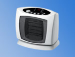 Compact Ceramic Space Heater with Digital Controls