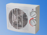 Compact Electric Space Heater with Adjustable Thermostat