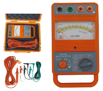 Insulation Resistance Tester with Analog Display